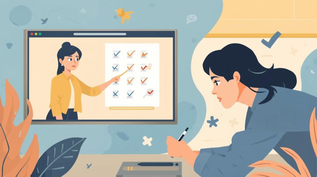 A visual guide highlighting the flexible scheduling, real conversation, and nuanced feedback provided by online tutoring.