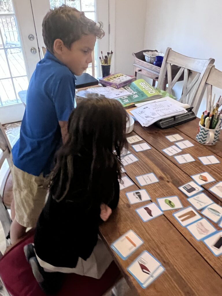 Classroom activity highlighting common mistakes English beginners make with basic vocabulary and structure